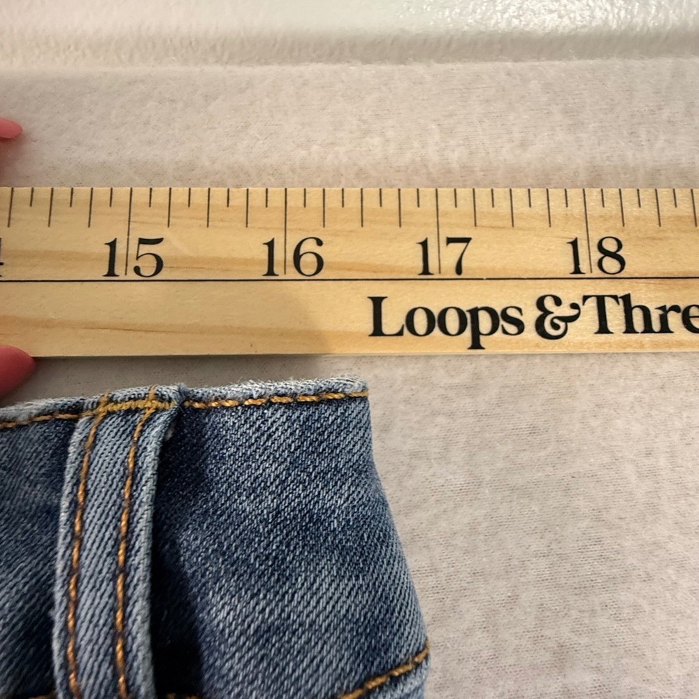 Talbots Simply Flattering Curvy Straight Leg Jeans Blue Denim Womens 12 BD5171 - Picture 3 of 7